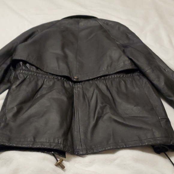 Sergio Vaducci Black Genuine Leather Jacket - Picture 5 of 13